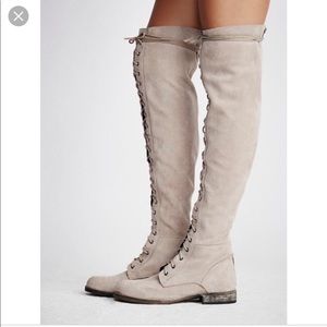 free people lace up boots